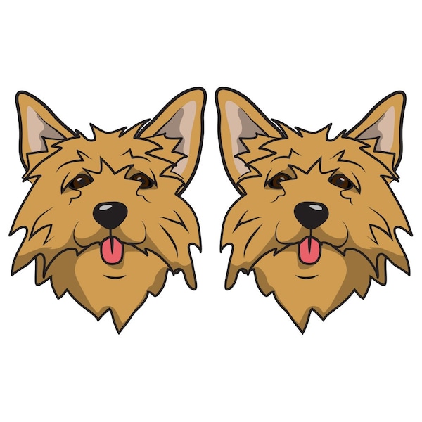 Signmission Australian Terrier Dog Decal, Dog Lover Decor Vinyl Sticker D-18-Australian Terrier - main